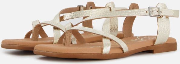 OH MY SANDALS Athena Sandalen goud Leer Dames