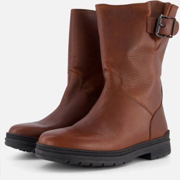 Outfielder Boots cognac Leer