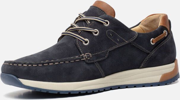 Outfielder Veterschoenen blauw Nubuck Heren