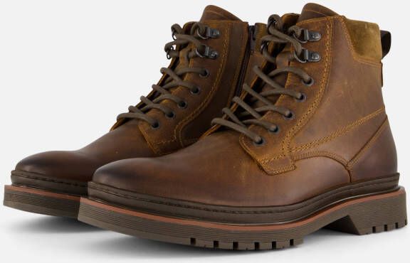 Outfielder Veterschoenen cognac Leer