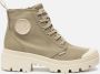 Palladium Hoge veterschoenen PALLABASE twill van textiel - Thumbnail 1