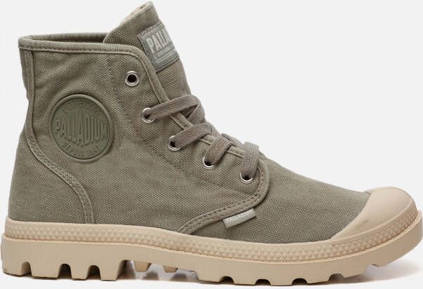 Palladium Pampa Hi veterboots groen Canvas