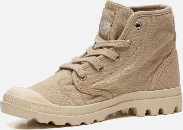 Palladium Womens Pampa Hi Veterboots Laarzen Met Veters Dames Beige