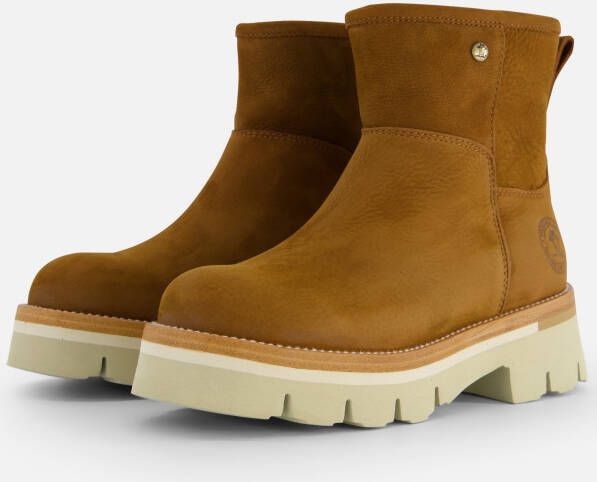 Panama Jack Laia B4 Enkellaarsjes cognac Nubuck Dames