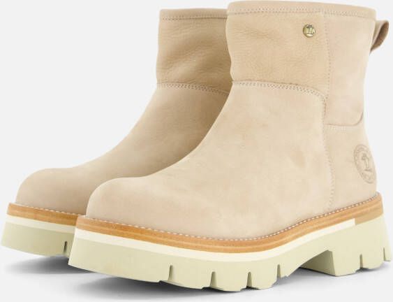 Panama Jack Laia Enkelboots Enkellaarsjes Dames Beige