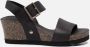 Panama Jack Vega B1 Sandalen zwart Leer Dames - Thumbnail 2