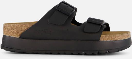 Papillio Birkenstock Arizona Slippers zwart