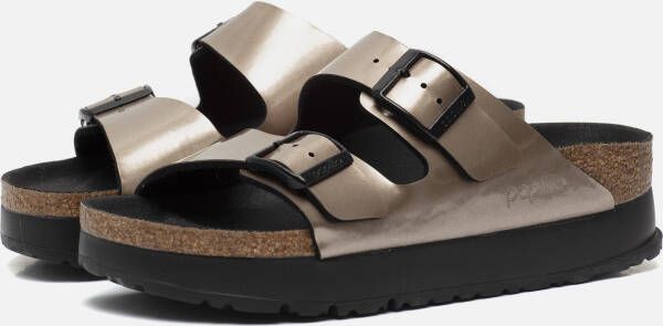 Papillio Pappillio Birkenstock Arizona Metallic taupe