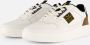 PME Legend Witte Leren Sneaker met Bruine en Zwarte Details White Heren - Thumbnail 1