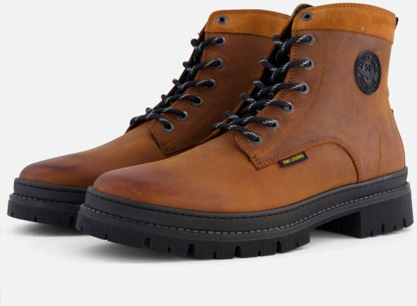 PME Legend Lexingter Veterschoenen cognac