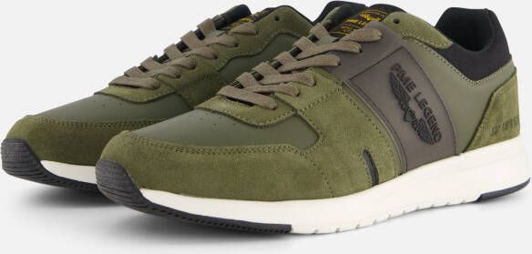 PME Legend Wingbow Sneakers groen Suede