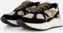 PS Poelman Sneakers zwart Textiel Dames - Thumbnail 2