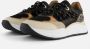 PS Poelman Sneakers zwart Syntheitsch Dames - Thumbnail 1