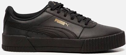 PUMA Carina L Dames Sneakers Black- Black- Team Gold