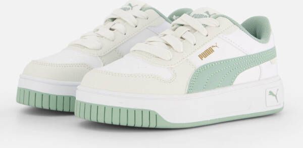 Puma Carina Street Jr Sneakers wit Leer