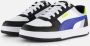 Puma Caven 2.0 Block 2.0 Block sneakers wit blauw groen Jongens Meisjes Imitatieleer 38 - Thumbnail 3