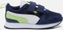 Puma R78 V Inf sneakers donkerblauw wit groen Jongens Meisjes Mesh Meerkleurig 22 - Thumbnail 4