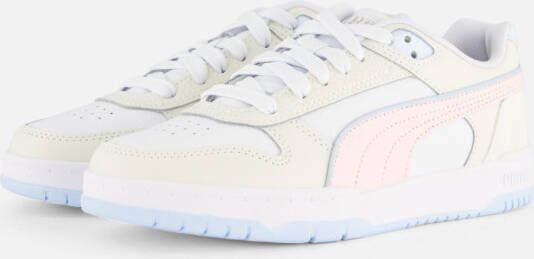 PUMA RBD Game Low Unisex Sneakers Wit Roze Grijs