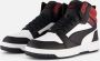 Puma Rebound v6 sneakers zwart wit donkerrood - Thumbnail 2