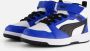 Puma Rebound v6 Mid V6 Mid sneakers wit zwart blauw Imitatieleer 30 - Thumbnail 3