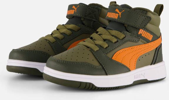 Puma rebound V6 mid WTR sneakers groen