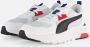 PUMA Trinity Lite Heren Sneakers Silver Mist- Black- White-Club Red - Thumbnail 2