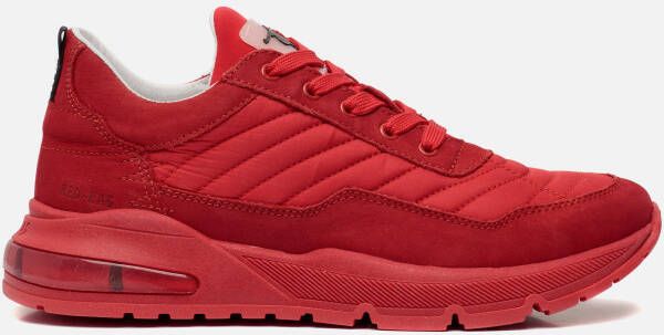 Red Rag Stijlvolle rode leren sneakers voor jongens Red Dames