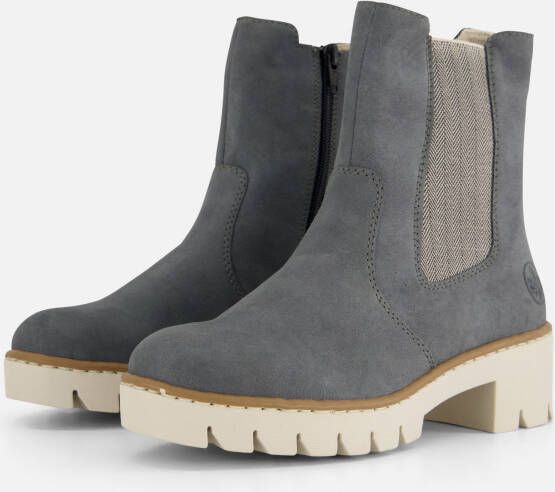 Rieker Chelsea boots blauw Synthetisch Dames