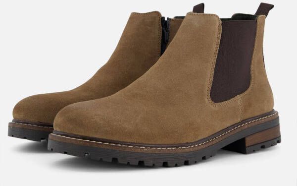 Rieker Chelsea-boots met stretchinzet en rits aan de binnenkant