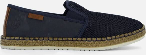 Rieker Marineblauwe casual gesloten schoenen Stijlvolle blauwe loafers Blue