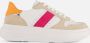 Rieker Witte leren sneakers met glamoureuze stenen Multicolor Dames - Thumbnail 1