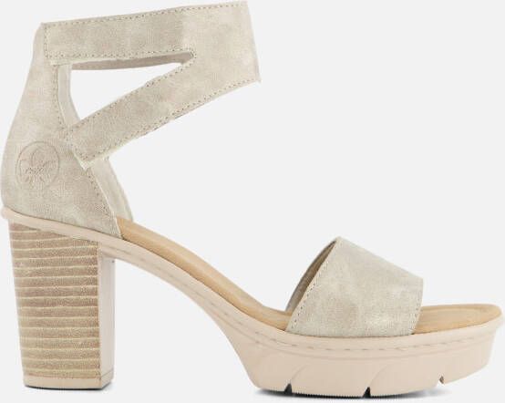 Rieker Sandalen taupe Synthetisch Dames