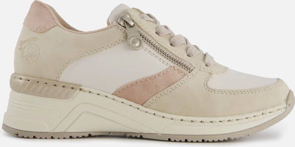 Rieker Beige en taupe veterschoen Multicolor Dames