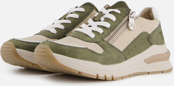 Rieker Sneakers groen Synthetisch Dames