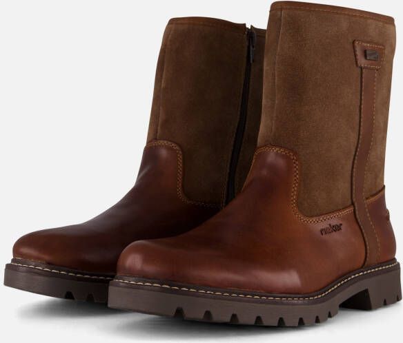 Rieker Tex Boots cognac Leer