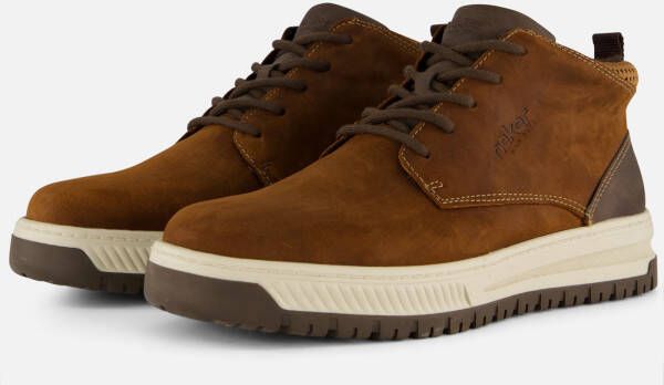 Rieker Veterboots cognac Nubuck