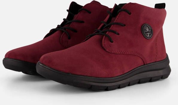 Rieker Veterboots bordeaux Suede