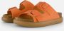 Scholl Noelle Chunky Sandalen oranje Suede Dames - Thumbnail 7