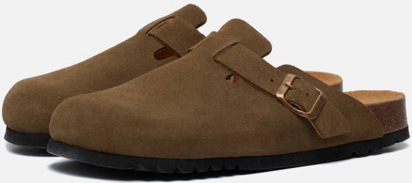 Scholl Olivier Sandalen groen Suede Heren