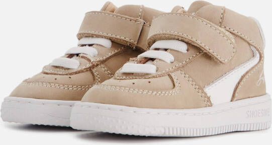 Shoesme Baby Babysneakers Taupe Leer