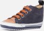 Shoesme BP21W031 A leren babyschoenen blauw cognac - Thumbnail 3