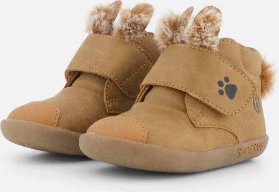 Shoesme Baby Klittenbandschoenen Cognac Leer