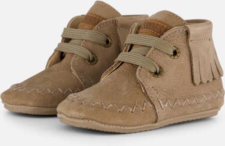 Shoesme Babyschoenen taupe Leer