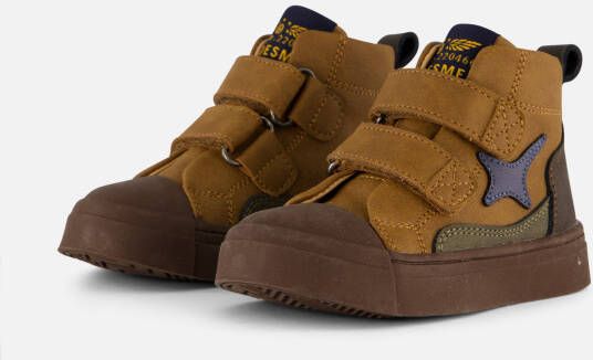 Shoesme Velcro Sneakers cognac Leer