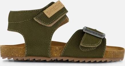 Shoesme Sandalen groen Leer