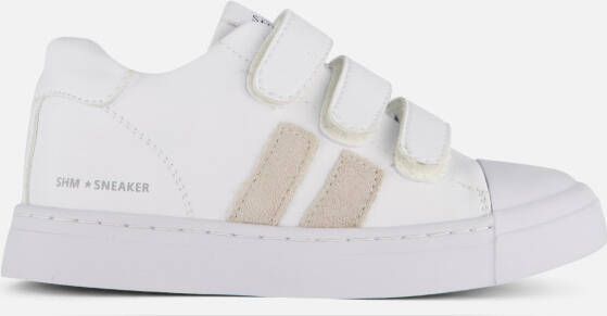 Shoesme Klittenbandschoenen WHITE Leer