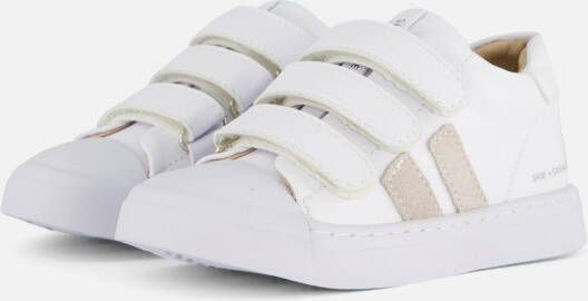 Shoesme Klittenbandschoenen WHITE Leer