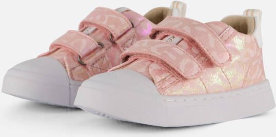 Shoesme Velcro Sneakers roze Leer