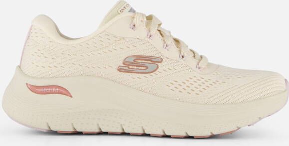 Skechers Arch Fit 2.0 Big League Dames Sneakers Gebroken Wit Roze