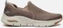 Skechers Arch Fit Banlin instappers taupe Textiel Heren - Thumbnail 40